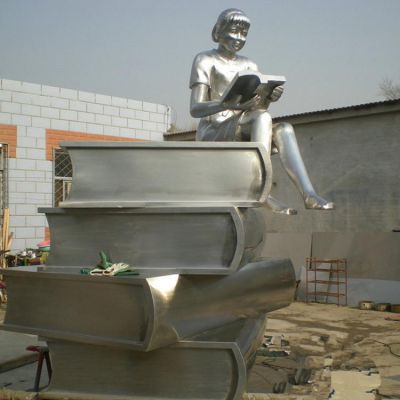 酒店會所鏡面設(shè)計(jì) 景觀擺件大型不銹鋼鏤空抽象雕塑  