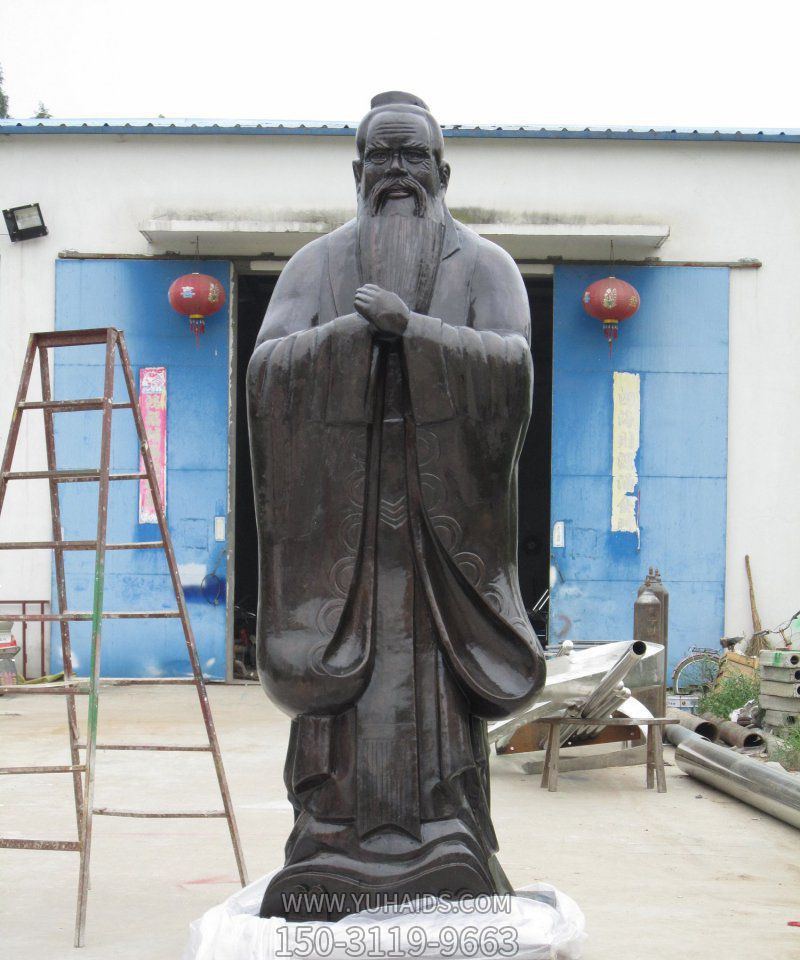 景區(qū)校園哲學家文學家老子青銅雕雕塑
