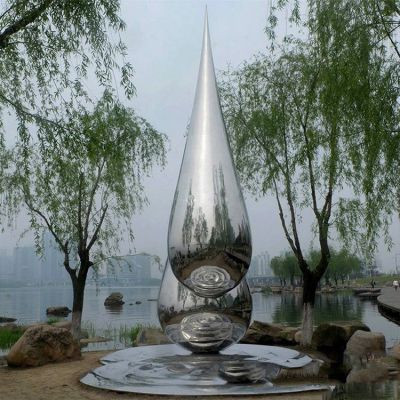 不銹鋼水滴，雨滴景觀雕塑