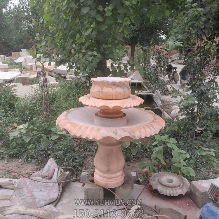 大理石石雕戶(hù)外園林景觀噴泉雕塑