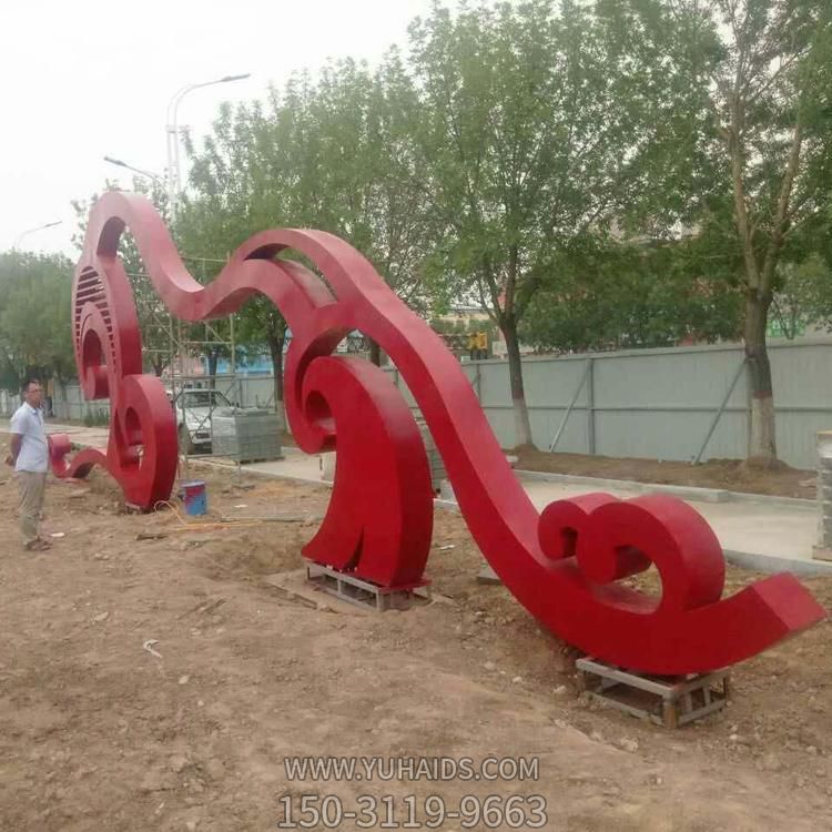 不銹鋼幾何抽象創(chuàng)意景觀戶(hù)外大型景觀擺件雕塑