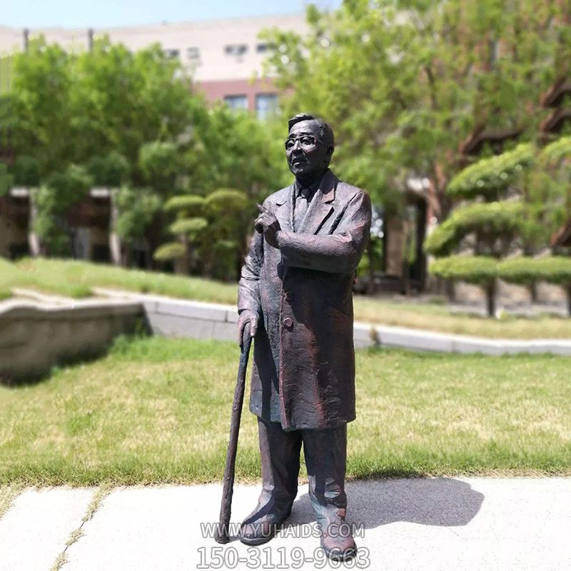 雕塑雕塑 公園銅雕中國(guó)名人著名數(shù)學(xué)家華羅庚<a href=