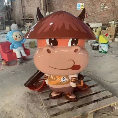 玻璃鋼卡通戶(hù)外園林景觀裝飾品美陳擺件