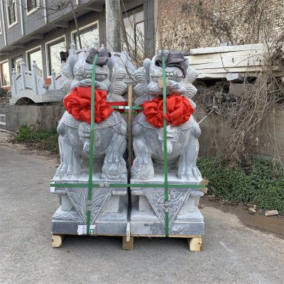 青石提供金錢、獅子和獅子動(dòng)物雕塑